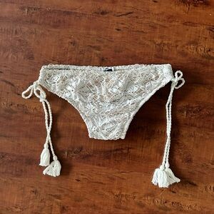 New without tags crochet tassel bikini bottom
